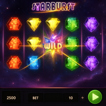 MonsterWin - Machine à sous Starburst - NetEnt